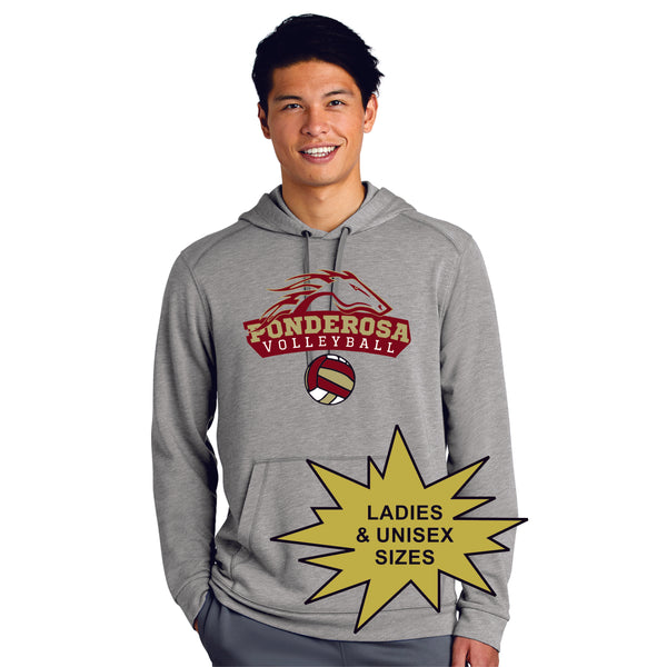 Pondo VOLLEYBALL Triblend Wicking Hoodie- 3 Colors