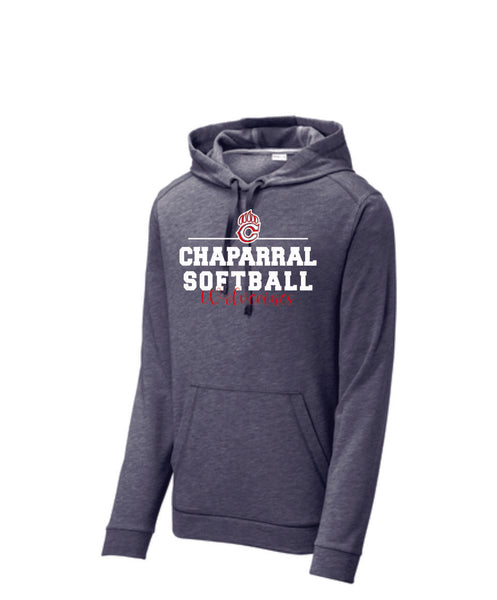 Chap Softball Triblend Wicking Hoodie- Ladies or Unisex- 6 designs