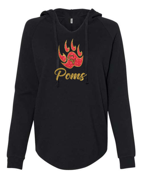 CV Poms Ladies Lightweight Hoodie