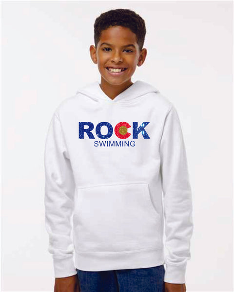 ROCK Swimming Unisex and Youth Hoodie- 4 colors- Matte or Glitter