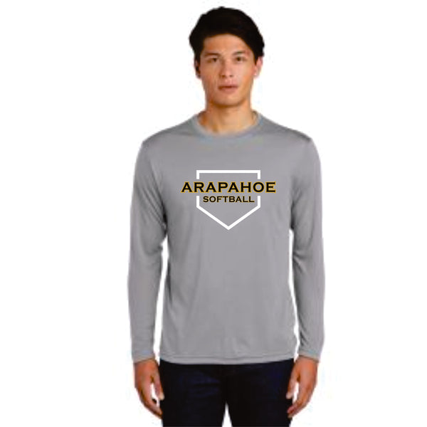 AHS Softball Wicking Long Sleeve Tee- Youth, Ladies, Adult Sizes - 5 Designs