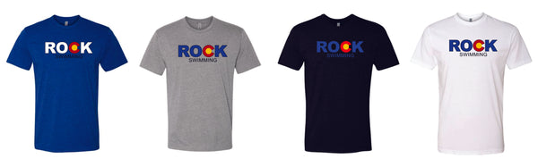 ROCK Swimming Premium Unisex Tee- 4 Colors- Matte or Gitter