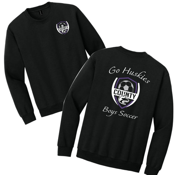 DCHS Soccer Crewneck Sweatshirt- 2 SIDE DESIGN
