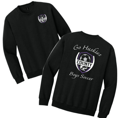 DCHS Soccer Crewneck Sweatshirt- 2 SIDE DESIGN