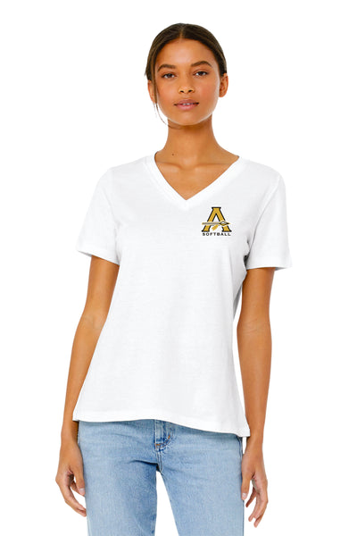 AHS Softball Ladies Bella Canvas Tee- Round or V Neck