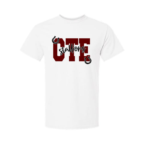 CTE Basic Tee CTE Design- Matte or Glitter