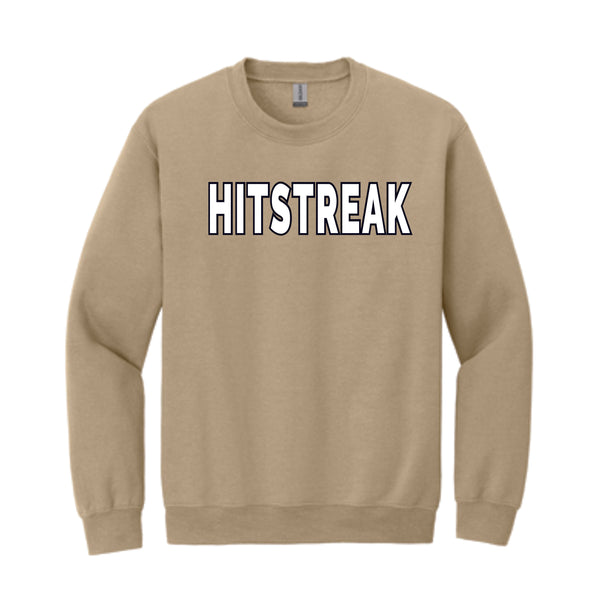 Hitstreak Gold Crewneck Sweatshirt- matte or glitter