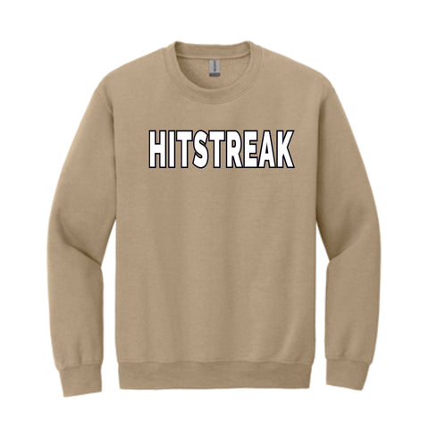 Hitstreak Gold Crewneck Sweatshirt- matte or glitter