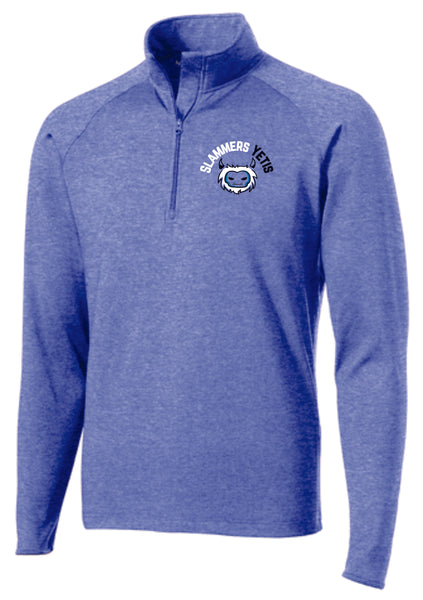 Slammers Yetis 1/4 Zip Pullover- Ladies, Unisex