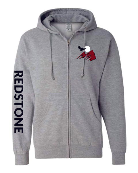 Redstone Zip Up Hoodie- Youth, Unisex Sizes- matte or glitter