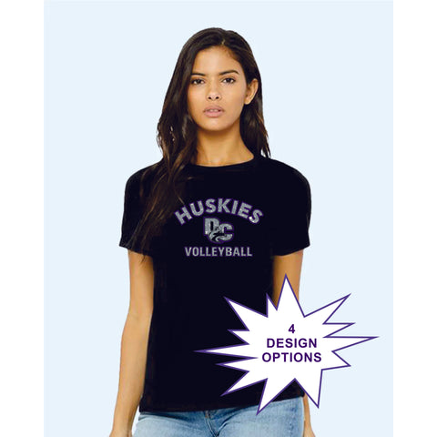 DCHS VOLLEYBALL Ladies Bella Canvas Tee- 4 Colors