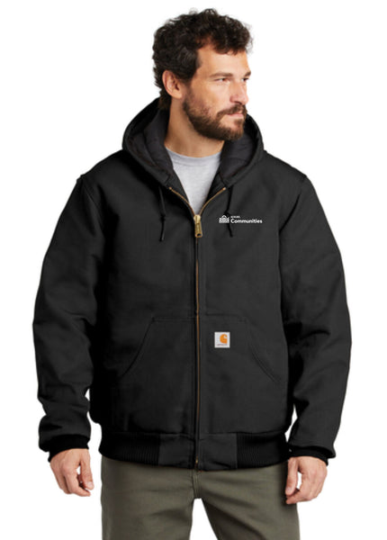 KOELBEL Carhartt Quilted-Flannel-Lined Duck Active Jacket