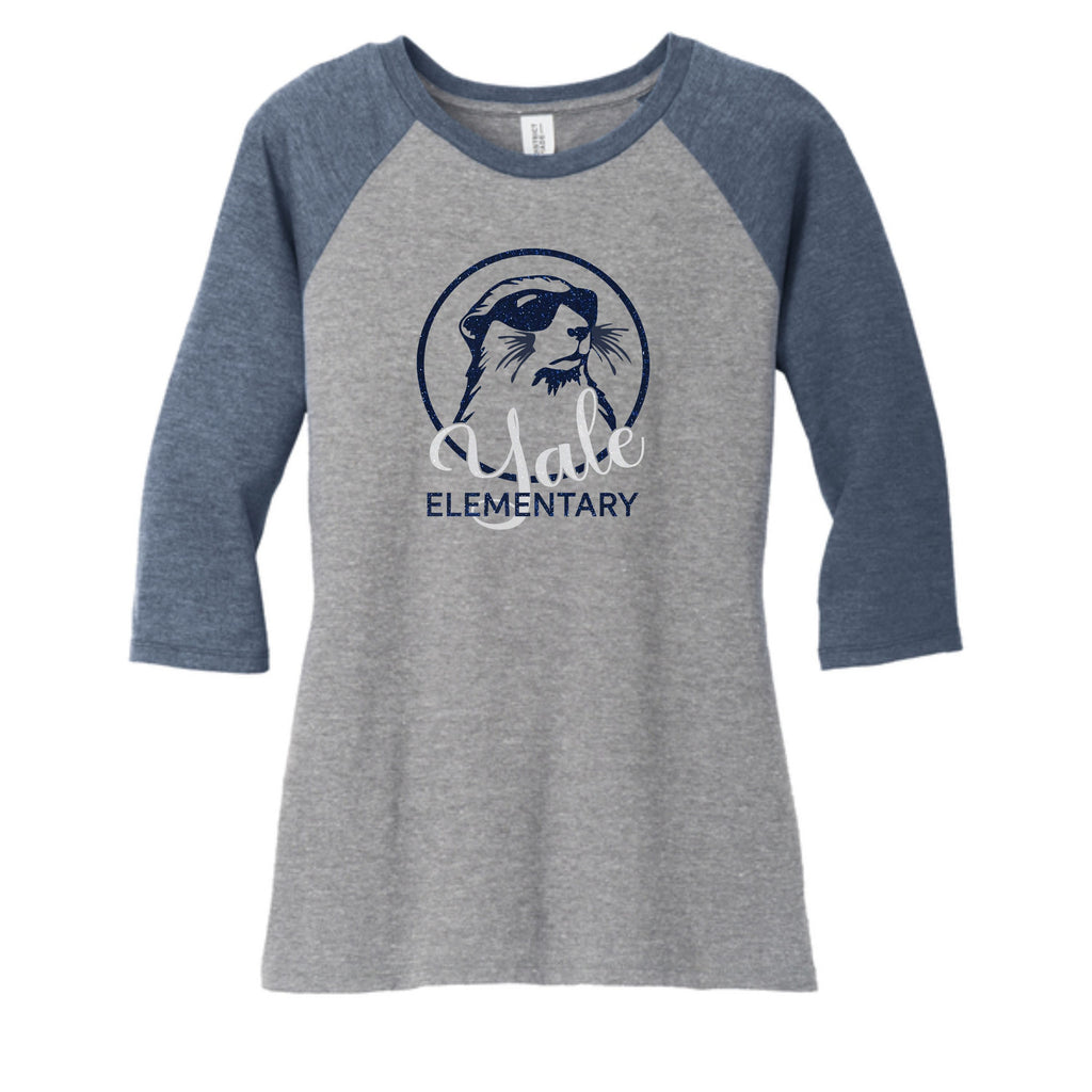 Yale Elementary Ladies or Unisex Raglan Tee- 2 Colors