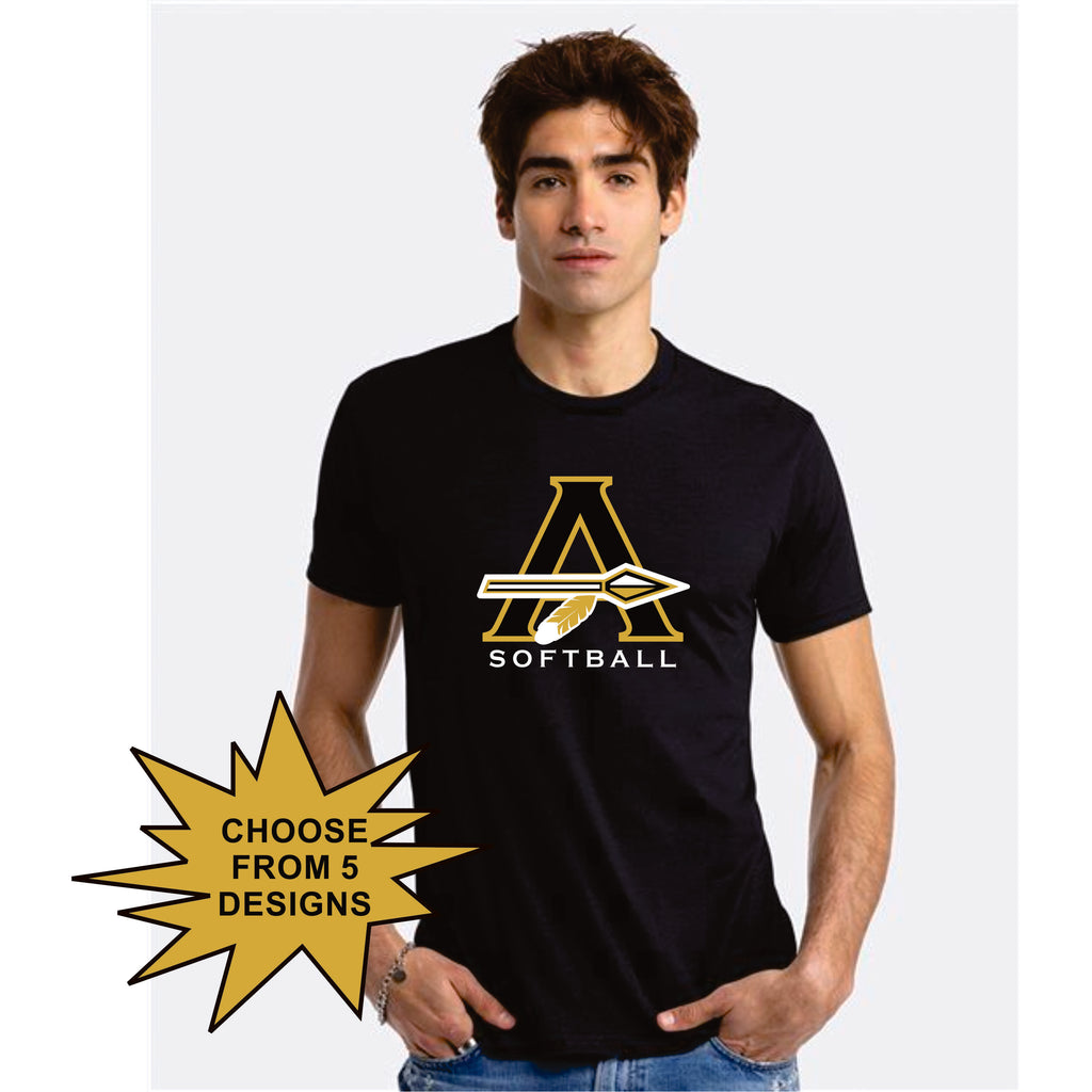 AHS Softball Next Level Tee- 3 Colors