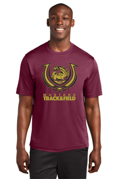 Pondo ATHLETE Track & Field Wicking Short Sleeve Tee