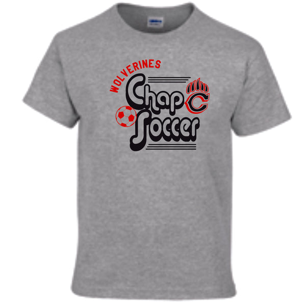 Chap Soccer Basic RETRO Tee- Matte or Glitter