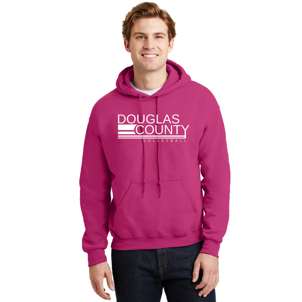 DCHS Volleyball Pink Hoodie
