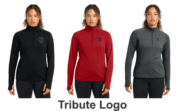 SFA Colorblock 1/4 Zip Pullover- Ladies and Unisex Sizes