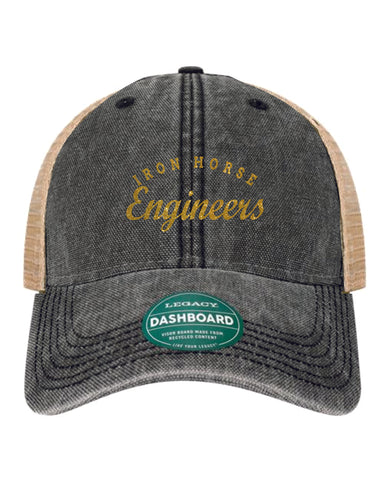 Iron Horse Glitter Vintage Trucker Hat