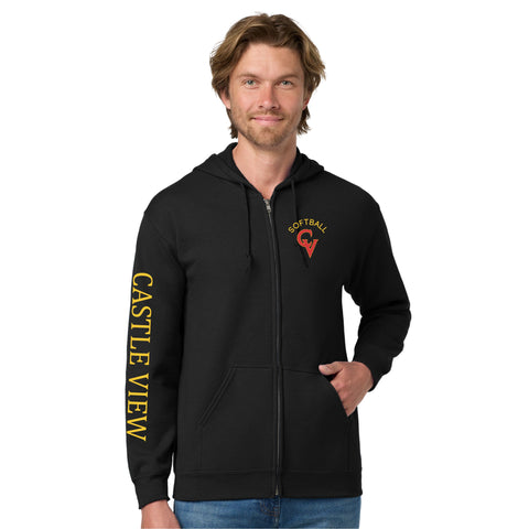 CV Softball Full Zip Hoodie- 3 Colors
