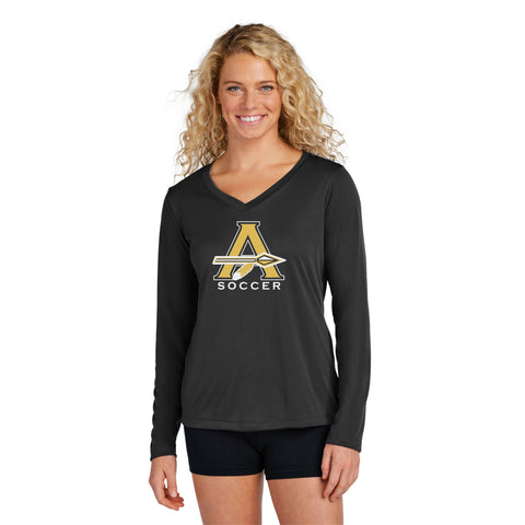 AHS Soccer Wicking Long Sleeve Tee- Youth, Ladies, Adult Sizes - 4 Designs