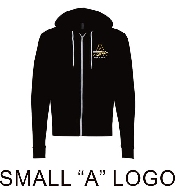 AHS Softball Full Zip Hoodie