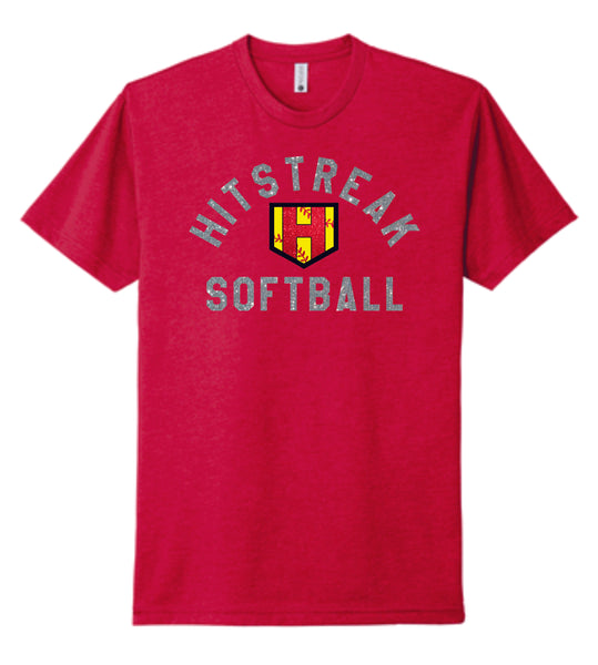 Hitstreak Unisex ATHLETIC Tee- matte and glitter