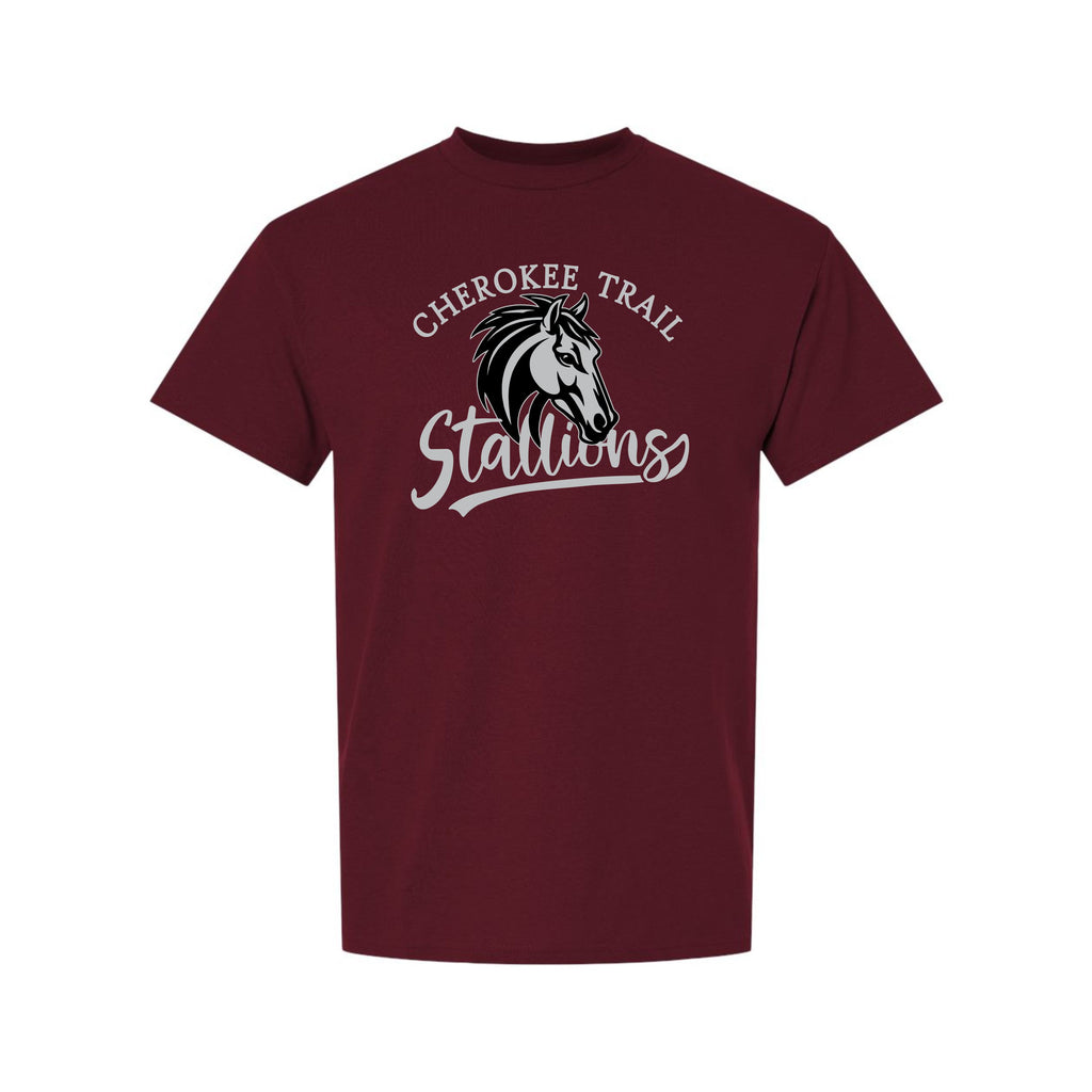 CTE Basic Tee STALLION Design- Matte or Glitter