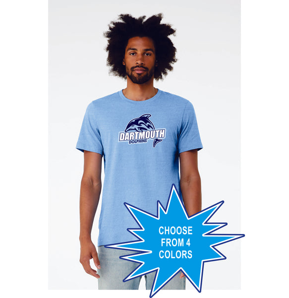 Dartmouth Bella Canvas Tee- LARGE LOGO Design