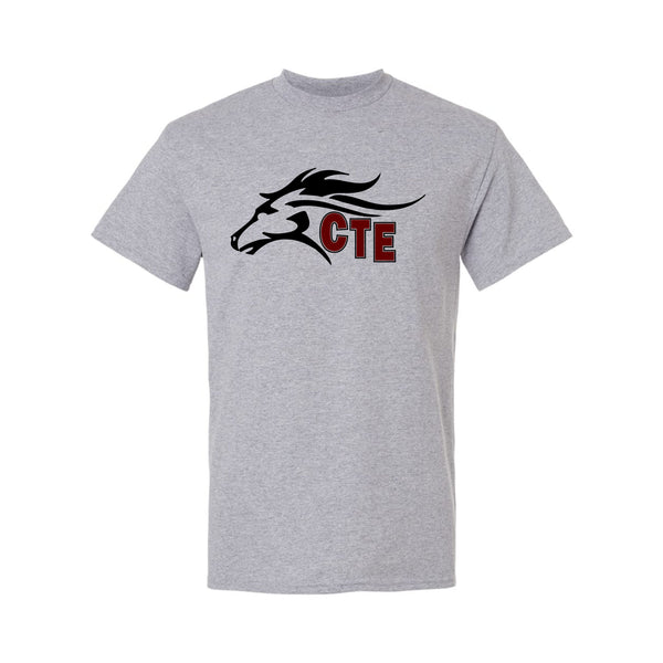 CTE Basic Tee HORSE Design- Matte or Glitter