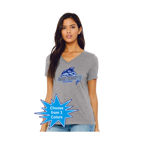 Dartmouth Ladies V-Neck Tee- 4 Designs