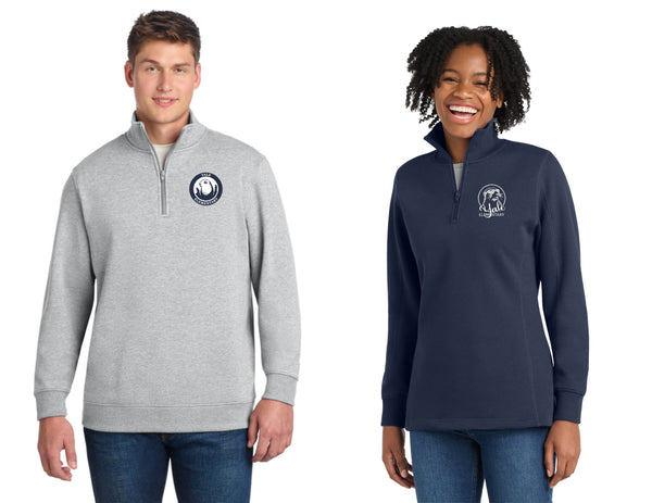 Yale Elementary 1/4 Zip Sweatshirt- 2 Designs- Unisex and Ladies