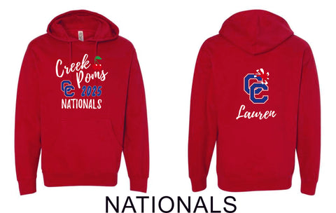 Creek Poms 2025 Hoodie- 5 designs