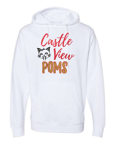 CV Poms Hoodie- Adult and Youth- 5 designs