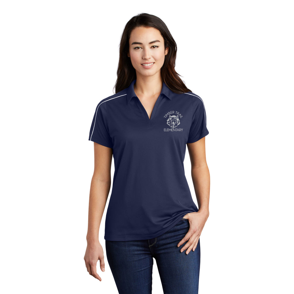 Timber Trail Piped Polo- Ladies