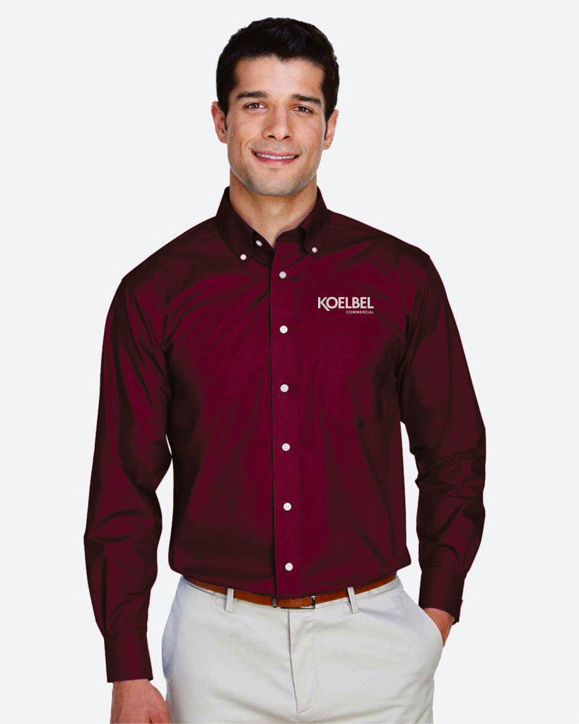 KOELBEL Commercial Devon & Jones® Mens Solid Broadcloth Woven Shirt