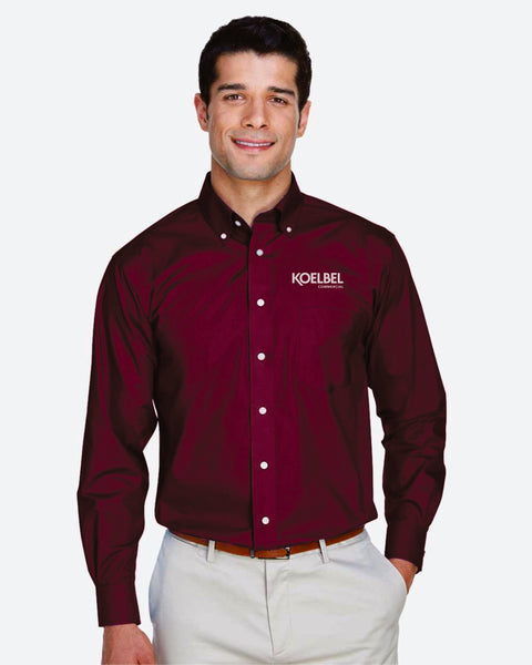 KOELBEL Commercial Devon & Jones® Mens Solid Broadcloth Woven Shirt