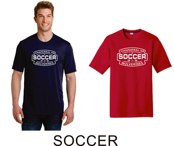 Chap Soccer Sport-Tek Unisex Wicking Tee - 6 designs