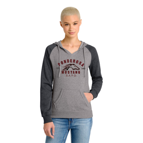 Pondo Band Ladies Raglan Hoodie- 2 Colors