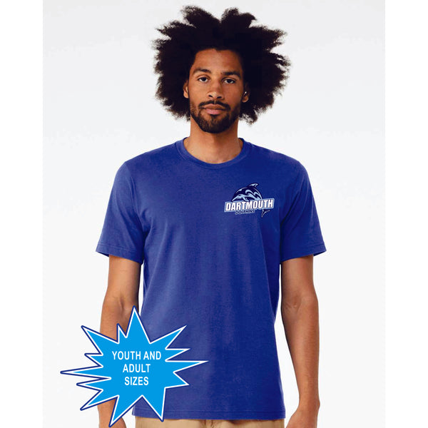 Dartmouth Bella Canvas Tee- SMALL LOGO Design