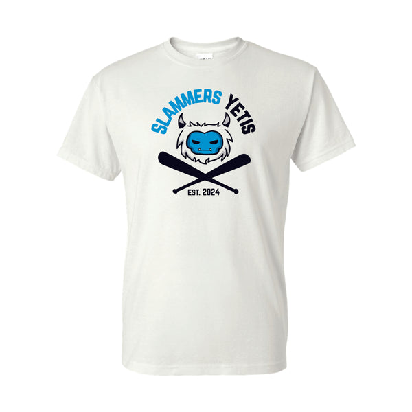 Slammers Yetis Basic Tee- Matte or Glitter