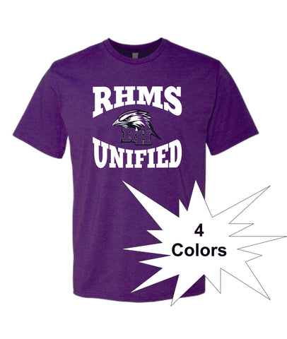 RHMS UNIFIED Unisex, Ladies, Youth CVC Tee- Matte and Glitter