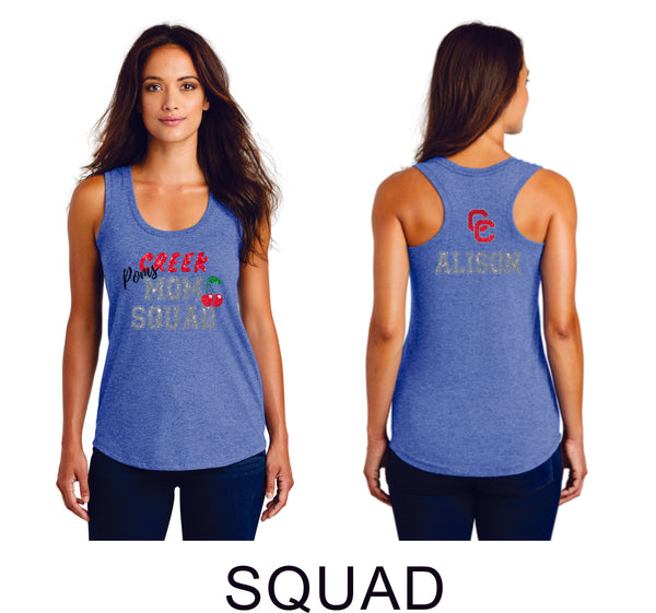 Creek Poms Triblend Ladies Tank- 5 designs