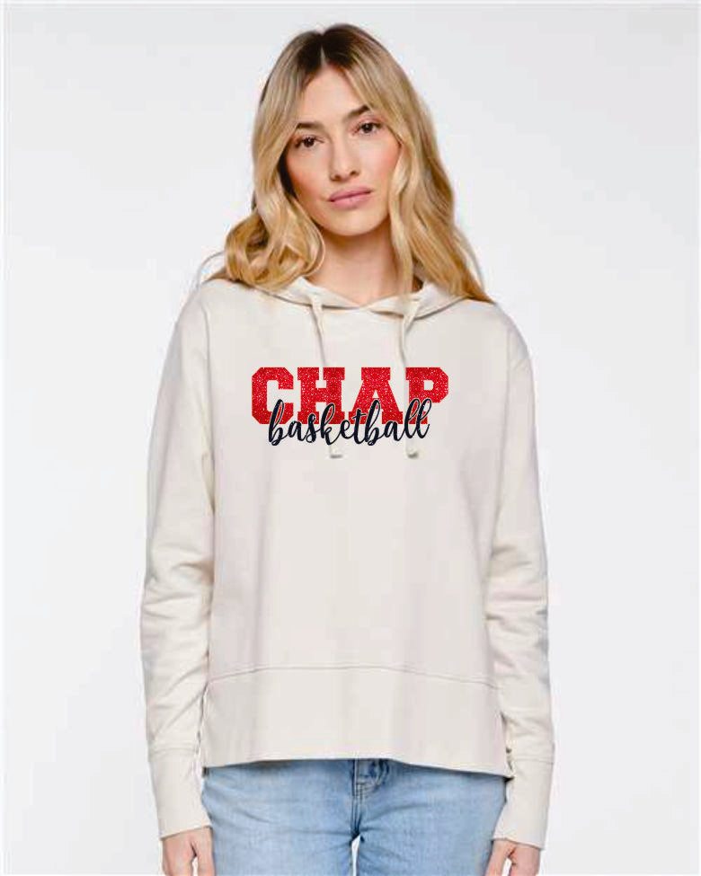 Chap Basketball Vintage Wash Hoodie- Matte or Glitter