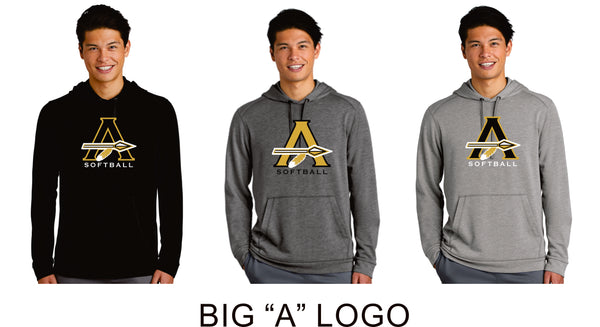 AHS Softball Triblend Wicking Hoodie- 3 Colors