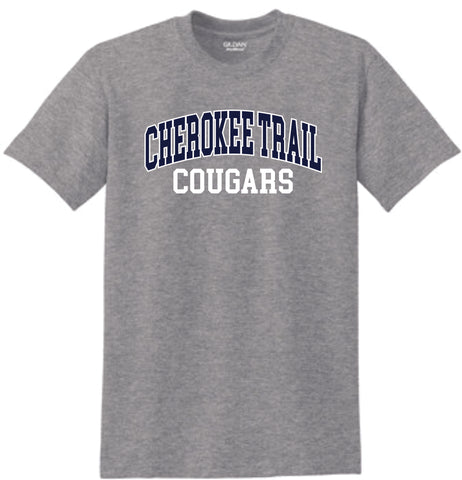 CT Cougars ARC DESIGN Basic Tee- Matte or Glitter