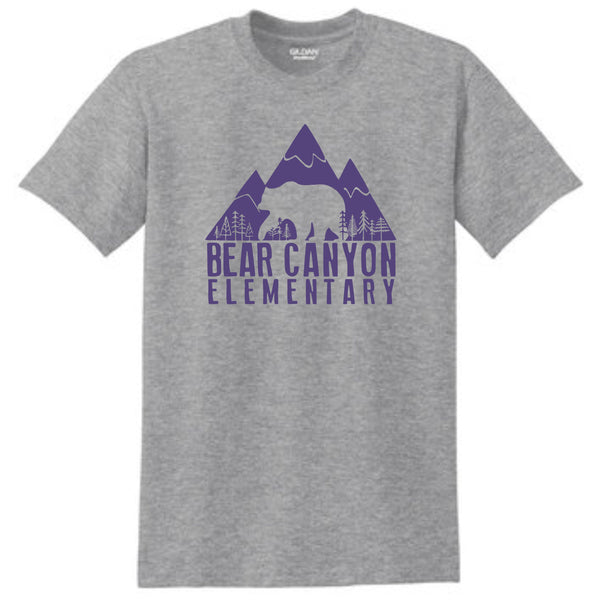 Bear Canyon Basic Tee LOGO Design- Matte or Glitter