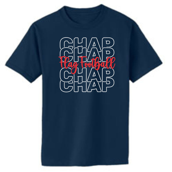 Chap Flag Football Basic CHAP Tee- 3 colors