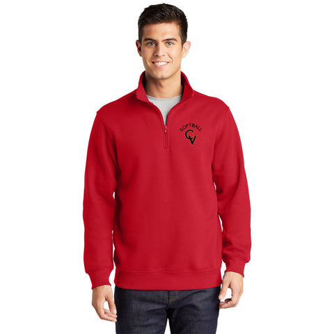 CV Softball 1/4 Zip Sweatshirt- 3 Colors- 2 Designs