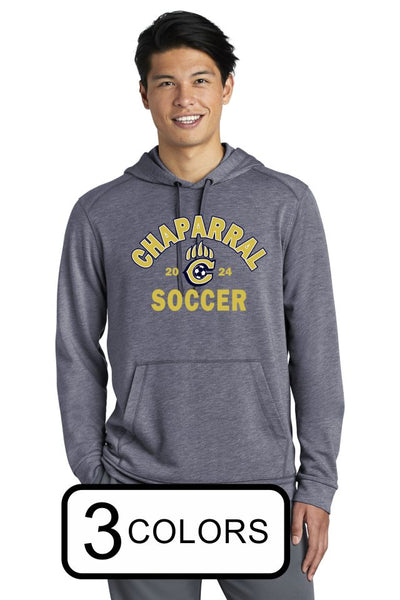 Chap Soccer Unisex Wicking Fleece Hoodie-Matte or Glitter